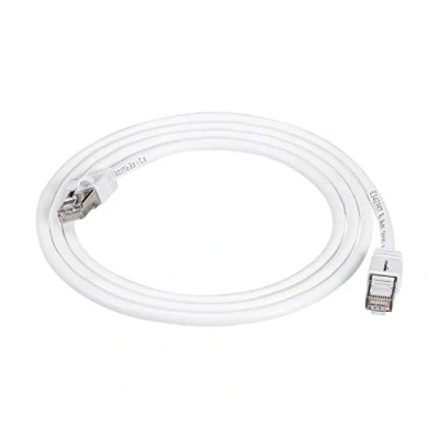 Abbildung von Amazon Basics High Speed Patchkabel, RJ45 Cat7, Gigabit Ethernet, 1 Stück, weiß, 1.5 m