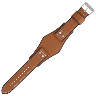 Abbildung von Fossil Uhrenarmband 22 mm Leder Braun Glatt CH 2986 LB CH2986