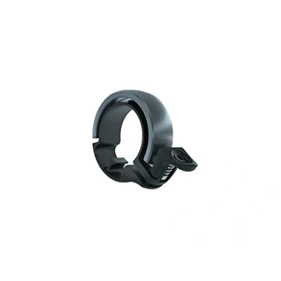 Abbildung von Knog Fahrradklingel Oi Classic Large 23,8 31,8 mm, Schwarz Grau, KNCL