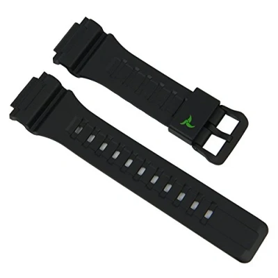 Abbildung von Casio Ersatzband Uhrenarmband Resin Band Schwarz für STL S100H 10462707