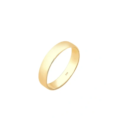 Abbildung von Elli Ring Damen Band Basic Verlobung Hochzeit Paar in 585 Gelbgold