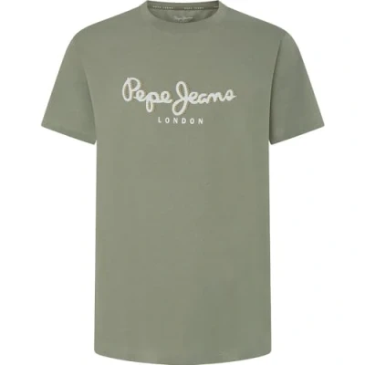 Abbildung von Pepe Jeans ABEL Tshirt print, Herren, Größe: Small, Palm green