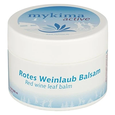 Abbildung von mykima Rotes Weinlaub Pflegebalsam 200 ml ideal für schwere Beine und Venenleiden