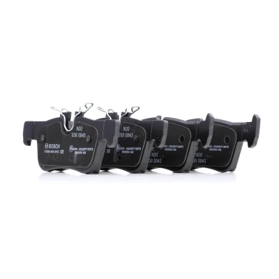 Abbildung von BOSCH 0 986 494 812 Bremsbelagsatz Low Metallic mit Anti Quietsch Blech BMW: X1, 2 Gran Tourer, X2, MINI: Hatchback, Countryman, Convertible kfzteile,