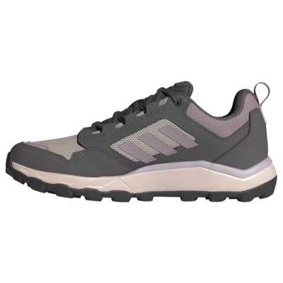 Abbildung von adidas Damen Tracerocker 2.0 Trail Running Shoes, Charcoal/preloved fig/Silver Dawn, 36 2/3 EU