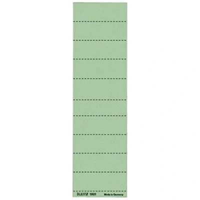 Abbildung von Leitz Blanko Schildchen (Karton) 100 Stück grün