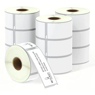 Abbildung von BETCKEY 10 Rollen 99012 Selbstklebende Etiketten Kompatibel mit DYMO S0722400, 36mm x 89mm, 2600 Adressetiketten (Groß) für LabelWriter 450 Serie und 4XL