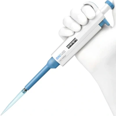 Abbildung von ONiLAB 10 100μl Labor Einkanal Pipette Scientific Labormikropipette Handbuch Einstellbares Volumen, Hochpräzise, Pipettierer