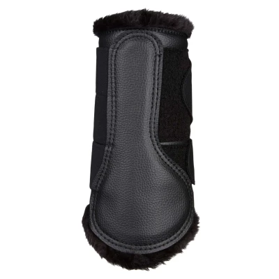 Abbildung von LeMieux Beinschutz Brushing Fleece Schwarz/Schwarz Vollblut