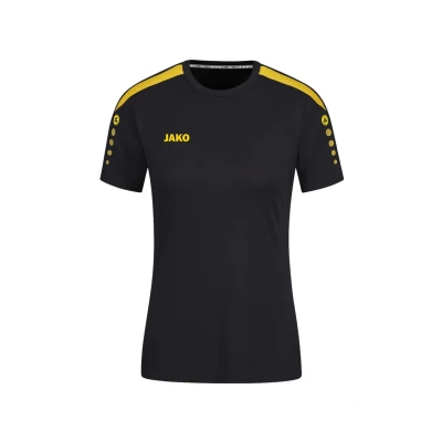 Abbildung von JAKO Damen Trikot Power (Kurzarm), Schwarz/Citro, 34