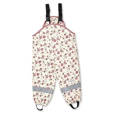 Abbildung von Sterntaler Flowers Regenhose für Kinder, Größe: 116, Light rose