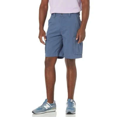 Abbildung von Amazon Essentials Herren 25 cm lange Classic Fit Cargoshort (erhältlich in Big &amp; Tall), Tiefblau, 30W