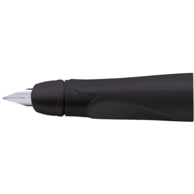 Abbildung von Rechtshänder Griffstück für ergonomischen Schulfüller mit Anfänger Feder A STABILO EASYbirdy in schwarz