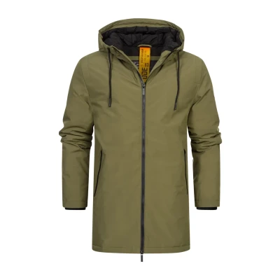 Abbildung von Indicode Jeans Emilio Wintermantel, Herren, Größe: Small, Army