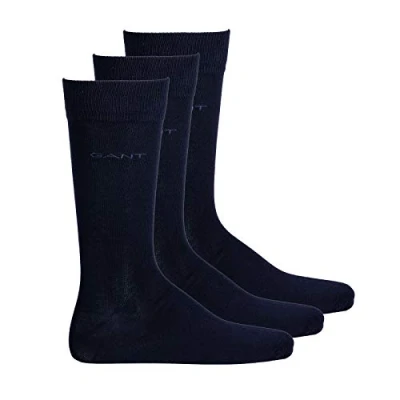 Abbildung von GANT Herren Soft Cotton 3 pack Socken, MARINE, 40 42 EU