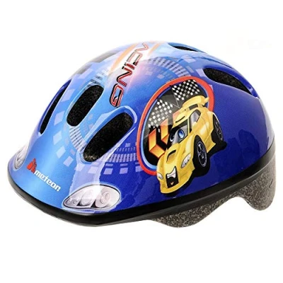 Abbildung von METEOR Kinder Fahrradhelm, Skaterhelm, Sicherheitshelm (Racing, XS)