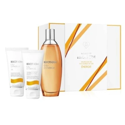 Abbildung von Biotherm Eau Energie Geschenkset (Edt 100ml + Duschgel 50ml Body Milk 50ml)