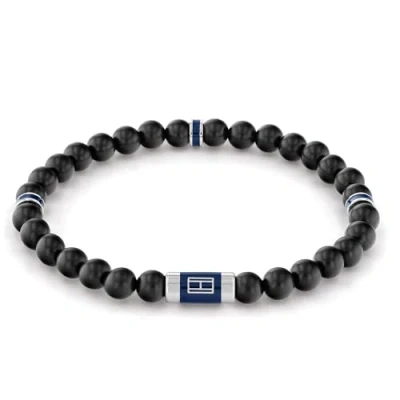 Abbildung von Tommy Hilfiger WOOD Beads Armband, Herren, Größe: One Size, Black