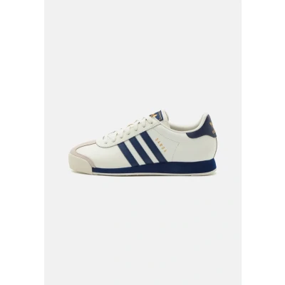 Abbildung von adidas Originals Samoa Unisex Sneaker low, Größe: 42 2/3, Off white/dark blue/gold metallic Leder und lederimitat