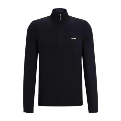 Abbildung von BOSS Everx QZ Strickpullover, Herren, Größe: XL, Dark blue