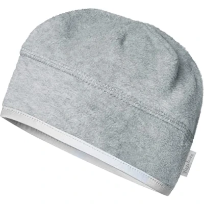 Abbildung von Playshoes Unisex Kinder Fleece Mütze Wintermütze, grau/melange Helmgeeignet, 49cm