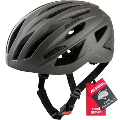 Abbildung von ALPINA PATH Sicherer, Leichter &amp; Optimal Belüfteter Fahrradhelm Mit Fliegennetz Für Erwachsene, coffee grey matt, 51 56 cm
