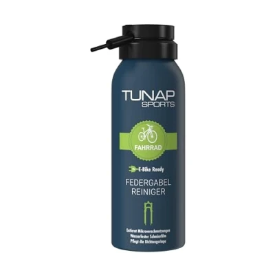 Abbildung von TUNAP SPORTS Fahrrad Federgabel Reiniger Spray für Dämpf und Federelemente am Bike reinigt, pflegt, schmiert (125ml 2020)