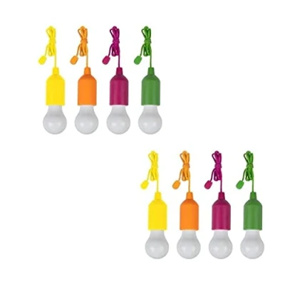 Abbildung von HandyLUX Colors, kabellose LED Leuchte, Safe Touch Oberfläche, Dekoleuchte, 4er Set Lampen, bunt, Hängeleuchte, Deckenleuchte, Batteriebetrieb, Zugschnuraktivierung