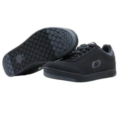 Abbildung von O&#039;NEAL Mountainbike Schuhe MTB Downhill Freeride Vegan Ultimatives Gleichgewicht zwischen Grip und Fußpositionierung, atmungsaktiv Pumps Flat V.22 Shoe Erwachsene Grau Schwarz Größe 41