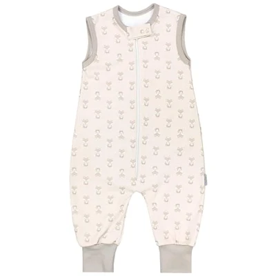 Abbildung von TupTam Sommerschlafsack Baby mit Füßen Leichter Schlafsack Sommer 0.5 TOG, OEKO TEX, Farbe: Füchse/Beige, Größe: 68 74