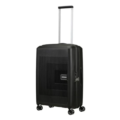 Abbildung von American Tourister Aerostep Spinner 67/24 Exp Tsa Black Koffer mit 4 Rollen