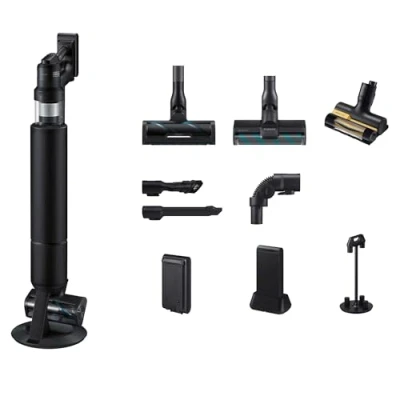 Abbildung von Samsung Akku Handstaubsauger »BESPOKE AI Jet 400W Akku+ CompleteClean, VS90F40EEK/WD«