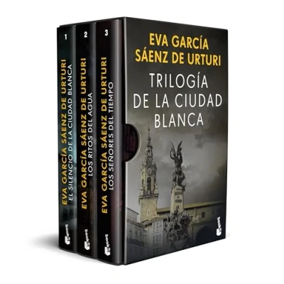 Abbildung von Estuche Trilogía de la ciudad Blanca: Incluye El silencio blanca, Los ritos del agua y señores tiempo (Crimen misterio, Band 7)