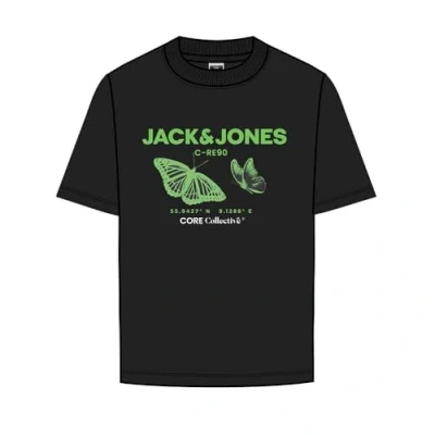 Abbildung von JACK&amp;JONES Herren JCOTEXT COTTON Tee SS CREW NECK FST T Shirt, Black, L