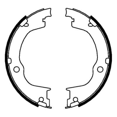Abbildung von KRAFT 6028509 Handbremsbeläge Hinterachse ohne Hebel CHEVROLET: Captiva
