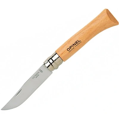 Abbildung von Opinel Inox Messer Erwachsene Blister 2541219 N 09, Natur