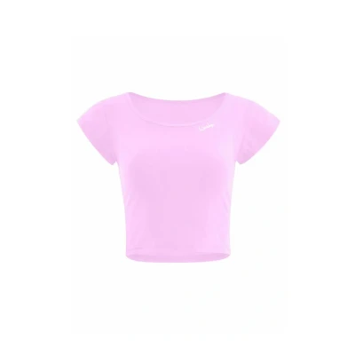 Abbildung von Winshape Functional Light AND SOFT Cropped Kurzarm Sport Tshirt, Damen, Größe: XS, Lavender rose