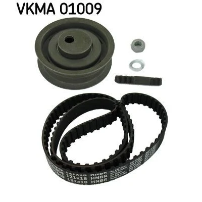 Abbildung von SKF VKMA 01009 Zahnriemensatz 121 mit trapezförmigen Zahnprofil VOLKSWAGEN: Golf 3, 3 Cabrio, Vento, SEAT: Córdoba I Saloon, Ibiza 2