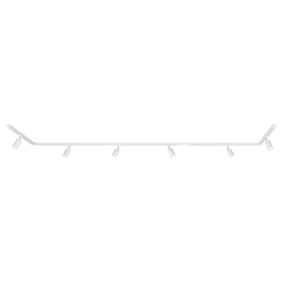 Abbildung von BRILONER Schienensystem Rail Komplettset, 6x GU10 Spots schwenkbar, U Form/Z Form, Lichtschienensystem Decke, Strahler Schiene, Deckenlampe, Deckenleuchte, Spotlight, 4,5m, Weiß