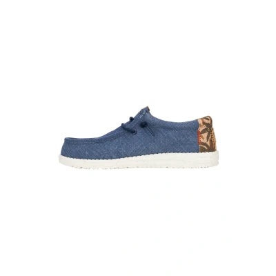 Abbildung von HEYDUDE Halbschuhe Herren Wally Palm Jute Blau 43 Textilien