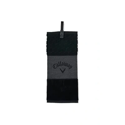 Abbildung von Callaway Golf Tri Fold Handtuch 2023, Schwarz