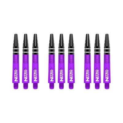 Abbildung von RED DRAGON Nitrotech Kurzschaft Violett 3 Sets pro Packung (9 Stäbe insgesamt)