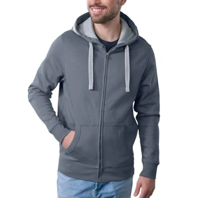 Abbildung von HRM Herren Jacket M Kapuzenpullover, Stone, 4XL EU