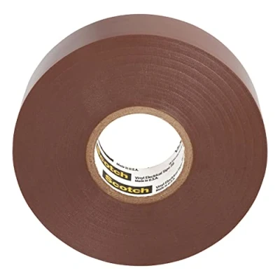 Abbildung von 3M 80611211618 35 Scotch Elektro Isolierband, Vinyl, 19 mm x 20 m, Braun