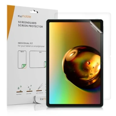 Abbildung von kwmobile 2X Tablet Schutzfolie kompatibel mit Xiaomi Redmi Pad SE Folie Full Screen Protector Displayfolie entspiegelt