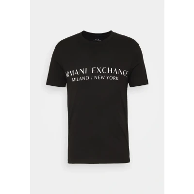 Abbildung von Armani Exchange Tshirt print, Herren, Größe: Small, Black