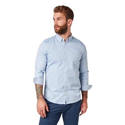 Abbildung von TOM Tailor Hemd, Herren, Größe: XXL, Light blue