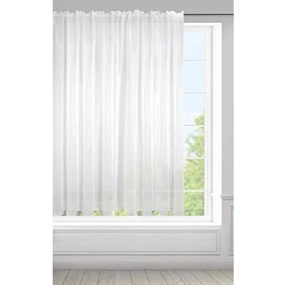 Abbildung von Eurofirany Lucy Voile Vorhang, Weiß, 350 x 150 cm