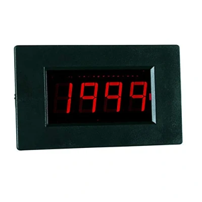 Abbildung von PeakTech Digital Einbau Voltmeter / Amperemeter 2000 Counts, 1 Stück, LDP 235, rot, 83 x 49 22 mm