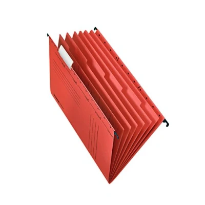 Abbildung von Original Falken Projektmappe und Personalmappe UniReg. Made in Germany. Aus Recycling Karton für DIN A4 seitlich offen rot Blauer Engel Personalakte Personalhefter die lose Blatt Ablage